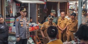Forkopimda Kabupaten Blitar Pantau Pasar dan Pos Pengamanan Jelang Lebaran 2026