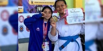 Siswi SMKN 1 Sukorejo Sabet Emas Kejuaraan Karate Pemprov Jatim