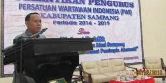 Pelantikan PWI Kabupaten Sampang Dibarengi Diskusi Publik