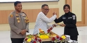 Peringati HUT Humas Polri, Polres Kediri Gelar Tasyakuran dan Santunan Anak Yatim