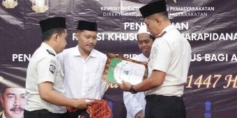 Empat Napi Lapas Kediri Dapat Remisi Idulfitri, Bebas di Hari Lebaran