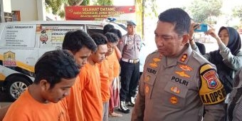 Asyik Pesta Sabu, Polisi di Bangkalan Tangkap 6 Orang