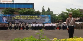 Polres Tuban Gelar Operasi Zebra Semeru 2025, Ada 7 Sasaran Pelanggaran yang Bakal Ditindak