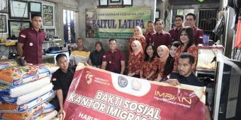 Sambut Hari Bhakti Imigrasi, Kantor Imigrasi Kediri Kunjungi Sanggar Kesehatan Jiwa Baitul Latifa