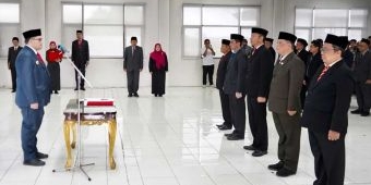 Isi Kekosongan Kepala Dinas, Bupati Kediri Lantik 5 Pejabat Baru