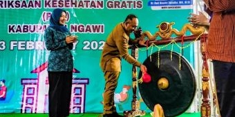 Bupati Ngawi Luncurkan PKG, Warga Bisa Cek Kesehatan Gratis di Puskesmas