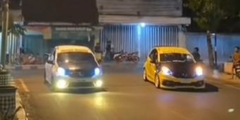 Polisi Tindak Tegas Pembalap Mobil Liar yang Viral di Pamekasan