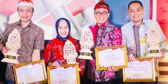 Bupati Pamekasan Baddrut Tamam Raih Penghargaan Tokoh Penggerak Koperasi dari Dekopin
