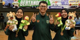Kontingen Kota Batu Cabor Tenis Meja Raih Medali Emas dan Perunggu di Porprov IX Jatim