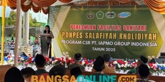 Melalui CSR, PT IAPMO Renovasi Fasilitas Sanitari Ponpes Pesantren Salafiyah Kholidiyah Tuban