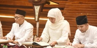 Khatam 44 Kali, Gubernur Khofifah Gelar Khotmil Qur'an Bersama Kepala OPD
