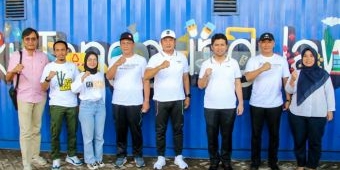 Jadi Percontohan Pengelolaan Sampah di Indonesia, Wagub Emil Apresiasi TPST Samtaku Lamongan
