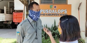 BPBD Kabupaten Kediri Turunkan Tim untuk Cek Retakan Tanah di Lereng Gunung Wilis