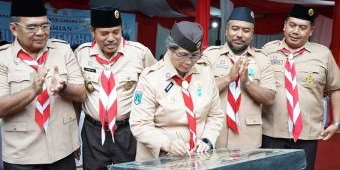 Jadikan Lahan Lebih Produktif, Pj Wali Kota Kediri Resmikan Bumi Perkemahan Maskumambang