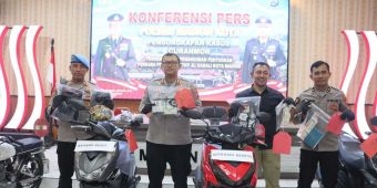 Polres Madiun Kota Ungkap Kasus Curanmor dan Perusakan