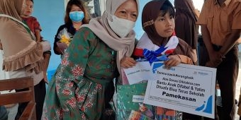 FRPB Pamekasan Bersama Rengganis Indonesia Salurkan Bantuan Kita Bisa Sekolah dan Nutrisi Tambahan