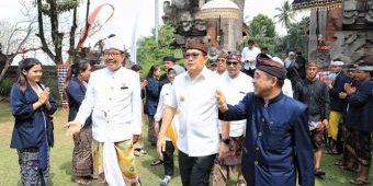 Pesan Pj Gubernur Jatim di Upacara Karya Tawur Agung Labuh Gentuh dan Panca Wali Krama