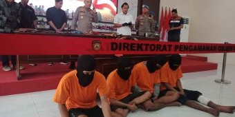 Polres Mojokerto Kota Ungkap Spesialis Pencurian Kabel Listrik Milik PLN