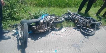 Kebut-kebutan Maut di Megaluh Jombang Tabrak Kakek dan Pemotor Lain, 1 Tewas