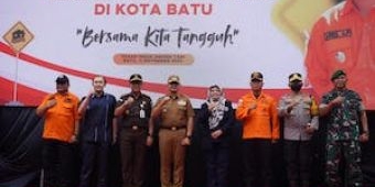 Masuk Musim Hujan, Pemkot Batu Gelar Simulasi Tanggap Darurat Bencana di Pasar Induk Among Tani