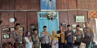 Kapolres Kediri Sowan ke Pesantren Jati Diri Bangsa dan Situs Persada Soekarno
