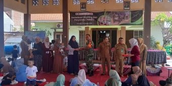 TMMD ke-126 Sidoarjo Gandeng Dinkes Beri Edukasi Cegah Stunting di Tulangan