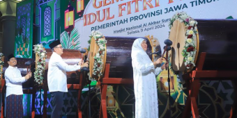 Buka Gelaran Gema Takbir Idulfitri, Pj Gubernur Jatim Minta Saling Memaafkan usai Pemilu 2024
