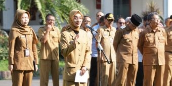 Pimpin Apel Pagi, Wali Kota Kediri Tekankan Kedisiplinan ASN Menyangkut Hal ini