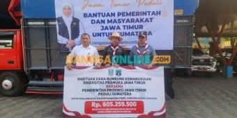 Pramuka Jatim Salurkan Bantuan Rp605 Juta untuk Bencana di Sumut, Sumbar dan Aceh