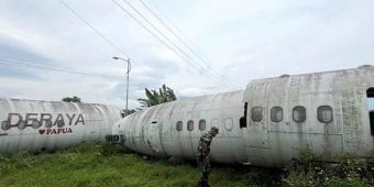 Bangkai Pesawat yang Berada di Mojokerto Ternyata Sengaja Didatangkan Untuk ini