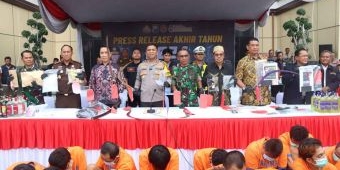 Rilis Kamtibmas 2024: Polresta Sidoarjo Ajak Forkopimda Musnahkan Barang Bukti