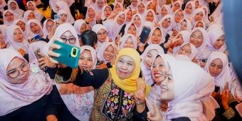 Digawangi Perempuan Muda NU, Aliansi Melati Putih se-Jatim Solid Menangkan Khofifah-Emil