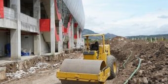 Fokus di Zona A, Pembangunan Stadion GDJ Kediri Tahap Dua Dimulai
