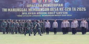 TMMD ke-128 Gresik Ditutup, Jalan hingga RTLH di Desa Slempit Rampung Dibangun