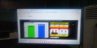 Hasil Quick Count Pilbup Mojokerto, Pasangan Mubarok Unggul