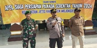 Sambut Pilkada Serentak, Polsek Jetis Geber Pelatihan Linmas