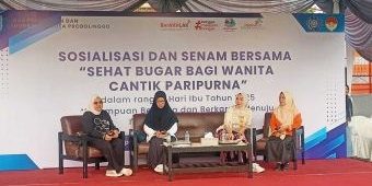 Gandeng Guru PAUD-TK, Disdikbud Kota Probolinggo Gelar Sosialisasi dan Senam Hari Ibu