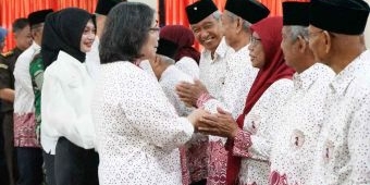 Pj Wali Kota Kediri Kukuhkan Pengurus Perwakilan Yayasan Gerontologi Abiyoso Periode 2024-2029