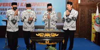 Konkab ke-22, Adi Suwito Terpilih sebagai Ketua PGRI Lamongan