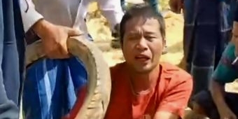  Viral Pria Diduga Pelaku Hipnotis Dihakimi Warga, Polres Sampang Turun Tangan
