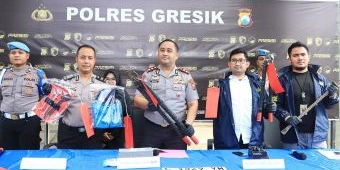 Lumpuhkan Jaringan Listrik, Komplotan Spesialis Kabel PLN Digulung Polres Gresik