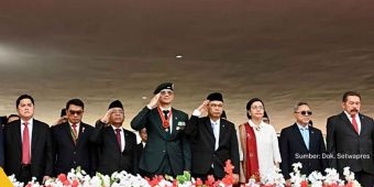 Menteri ATR/BPN Hadiri Upacara HUT ke-79 TNI