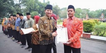 Bupati Trenggalek Launching 157 Koperasi Merah Putih