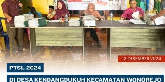 Kantah Pasuruan Serahkan 193 Sertifikat Tanah PTSL Kepada Warga Desa Kedungdukuh