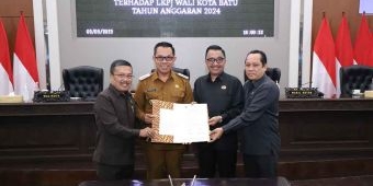 Wali Kota Batu Terima Rekomendasi Dewan soal LKPJ Tahun Anggaran 2024