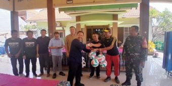 Dukung TMMD 126, Disporapar Sidoarjo Beri Bantuan Alat Olahraga