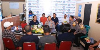 Peringati HPN ke-80, Kapolres Ngawi Silaturahmi ke Sekretariat PWI