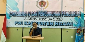 M. Zainal Abidin, Wartawan HARIAN BANGSA, Resmi Nahkodai PWI Ngawi Periode 2025-2028