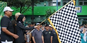 Wali Kota Kediri Berangkatkan Jalan Santai HAB ke-80, 5.000 Peserta Meriahkan Acara