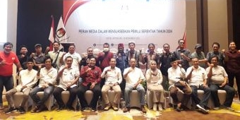 Sinergitas KPU Gresik dan Insan Media Sukseskan Gelaran Pemilu Serentak 2024